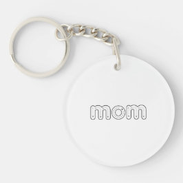 Moeder Alfabet Tracing Moederdag Cadeau Acryl Sleutelhanger