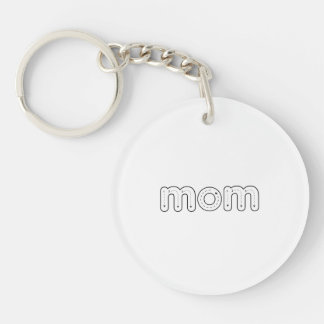 Moeder Alfabet Tracing Moederdag Cadeau Acryl Sleutelhanger