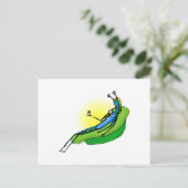 Moeder Alien lounging Briefkaart (Staand voorkant)