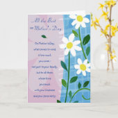 Moeder - Alle Beste op de Kaart van het Moederdag (Gele Bloem)
