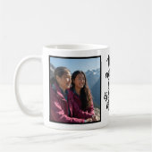 Moeder Alles Wat Ik Ben Borstel Schrift 2 Foto Koffiemok (Links)