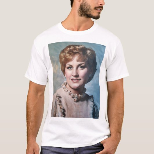 Moeder als computergestileerde olieverfschildering t-shirt (Voorkant)