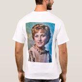 Moeder als computergestileerde olieverfschildering t-shirt (Achterkant)