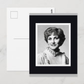 Moeder als computerschrijfkaart briefkaart (Voorkant / Achterkant)