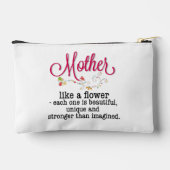 Moeder als een bloem die elk is mooi etui (Achterkant)