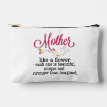 Moeder als een bloem die elk is mooi