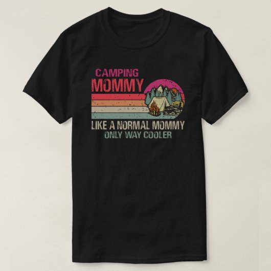 Moeder als een normale mammie alleen maar koeleraa t-shirt (Design voorkant)