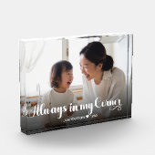 Moeder - altijd in mijn hoek - horizontaal fotoblokken (Links)