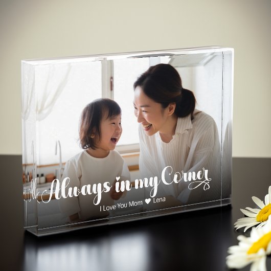 Moeder - altijd in mijn hoek - horizontaal fotoblokken