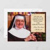 MOEDER ANGELICA HERSTELLEN. BRIEFKAART (Voorkant / Achterkant)