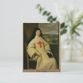 Moeder Angelique Arnauld Abbess Briefkaart (Staand voorkant)