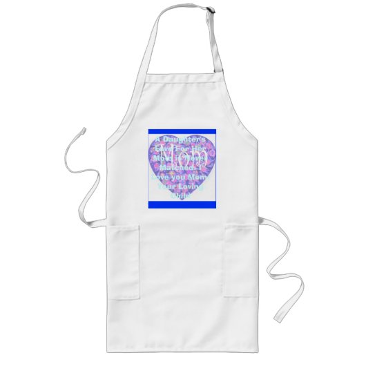 Moeder Apron Lang Schort (Voorkant)