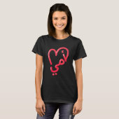 Moeder Arabisch liefdeshart T-shirt (Voorkant volledig)