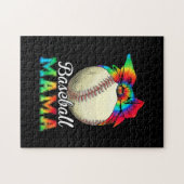 Moeder Art Baseball Mama Birthday Legpuzzel (Horizontaal)