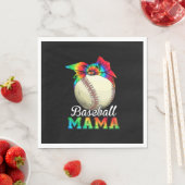 Moeder Art Baseball Mama Birthday Servet (Insitu)