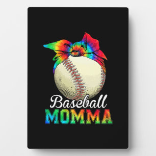 Moeder Art Baseball Momma Birthday Fotoplaat