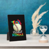 Moeder Art Baseball Momma Birthday Fotoplaat (Zijkant)