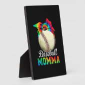 Moeder Art Baseball Momma Birthday Fotoplaat (Zijkant)