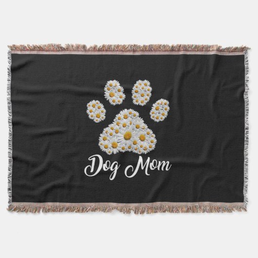 Moeder Art Best Dog Mam Oog Dag Deken (Voorkant)