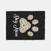 Moeder Art Best Dog Mam Oog Dag Fleece Deken (Voorkant (Horizontaal))