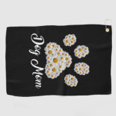 Moeder Art Best Dog Mam Oog Dag Golfhanddoek (Horizontaal)