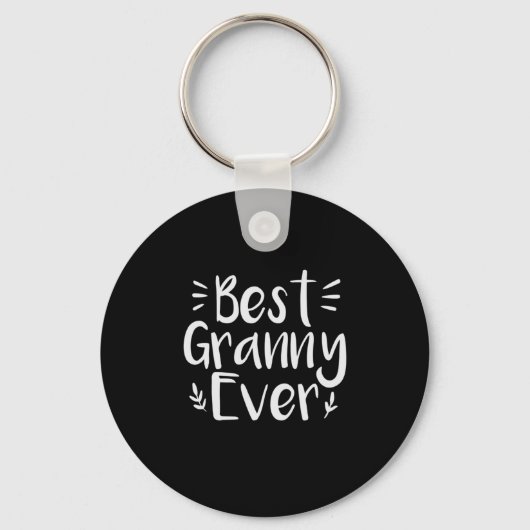 Moeder Art Best Granny Ever Sleutelhanger (Voorkant)