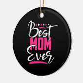 Moeder Art Best Mam Ever Keramisch Ornament (Links)