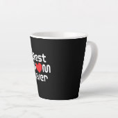 Moeder Art Best Mam Ever Latte Mok (Rechterhoek)