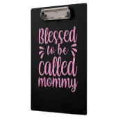 Moeder Art Blessed heet mama Klembord (Links)