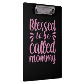 Moeder Art Blessed heet mama Klembord (Rechts)