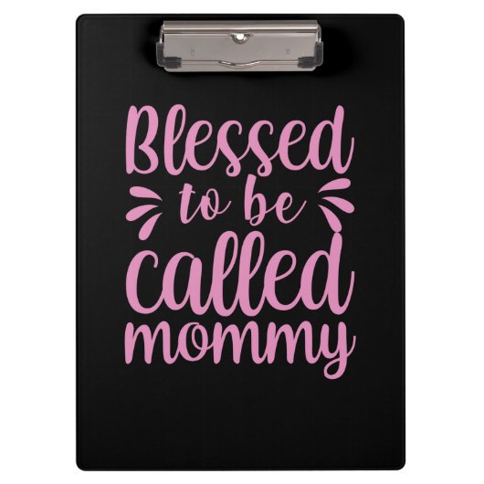 Moeder Art Blessed heet mama Klembord (Voorkant)