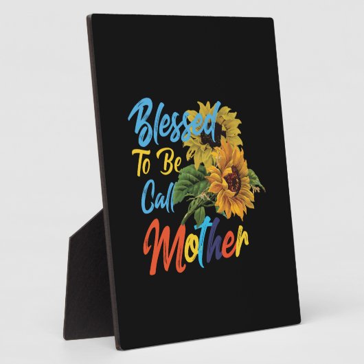 Moeder Art Blessed noemt moeder Fotoplaat (Zijkant)