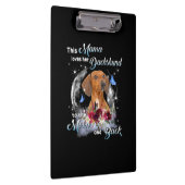 Moeder Art Dachshund Mama Birthday Klembord (Rechts)
