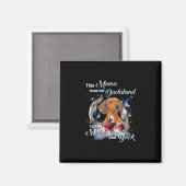 Moeder Art Dachshund Mama Birthday Magneet (Voorkant / Achterkant)
