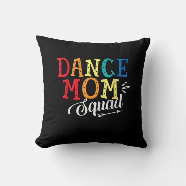 Moeder Art Dance Mam Squad Birthday Kussen (Voorkant)