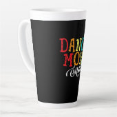 Moeder Art Dance Mam Squad Birthday Latte Mok (Linkerhoek)
