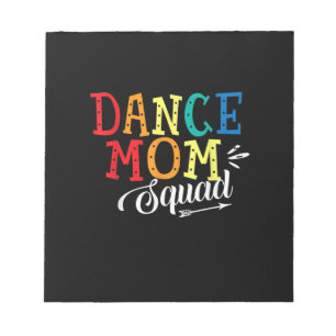 Moeder Art Dance Mam Squad Birthday Notitieblok