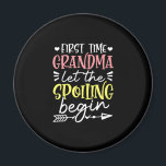 Moeder Art First Time Grootma Birthday Magneet<br><div class="desc">Moeder Art First Time Grootma Birthday</div>