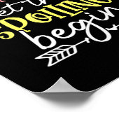 Moeder Art First Time Grootma Birthday Poster (Hoek)