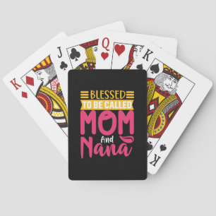 Moeder Art Mam en Nana Pokerkaarten