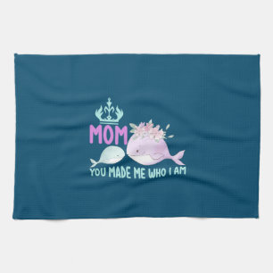 Moeder Art Mam Je hebt me gemaakt wie ik ben Theedoek