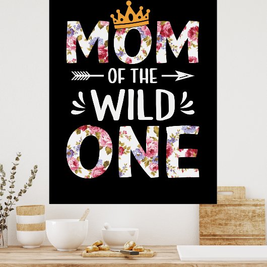 Moeder Art Mam van de Wilde Een Poster (Keuken)