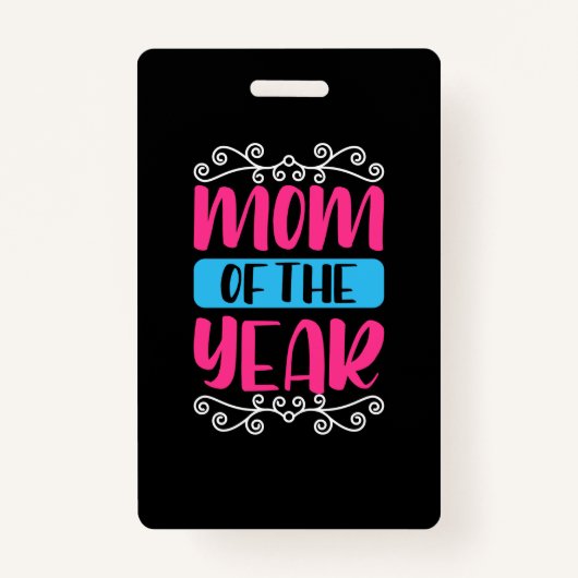 Moeder Art Mam van het Jaar Badge (Voorkant)