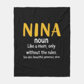 Moeder Art Nina Definition Fleece Deken (Voorkant)