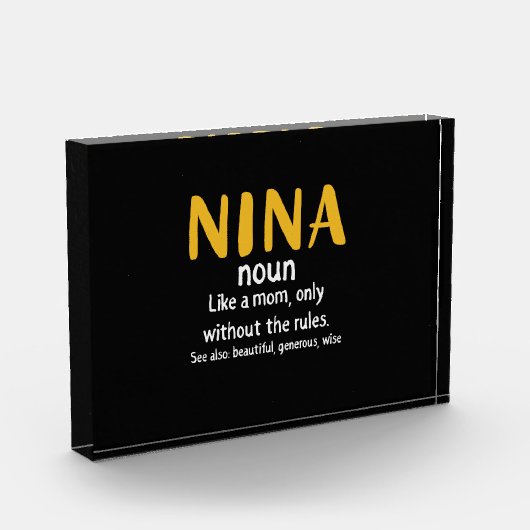 Moeder Art Nina Definition Fotoblokken (Links)