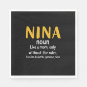 Moeder Art Nina Definition Servet (Voorkant)