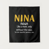 Moeder Art Nina Definition Wandkleed (Voorkant)