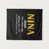 Moeder Art Nina Definition Wandkleed (Voorkant (horizontaal))