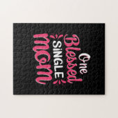 Moeder Art One Blessed Single Mam Legpuzzel (Horizontaal)