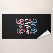 Moeder Art Wife mama Boss Badhanddoek (Badhanddoek)